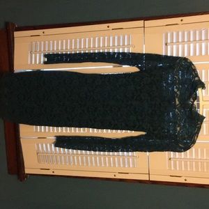 Lace green dress!